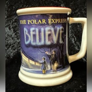 The Polar Express Festive Mug Believe Warner Bros Ceramic Cup
